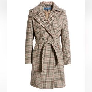COLE HAAN Wool Blend Coat